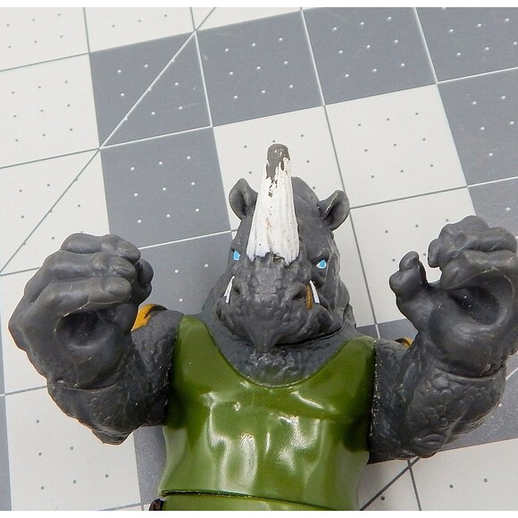 Rocksteady Action Figure TMNT Teenage Mutant Ninja Turtles 2014 Playmates 4.5 In - Picture 5 of 10